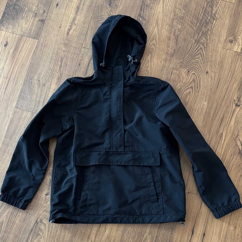 Lands’ End women’s lightweight black jacket / pullover, size small